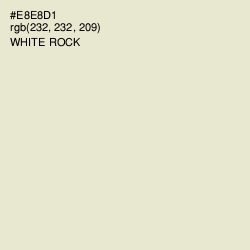#E8E8D1 - White Rock Color Image